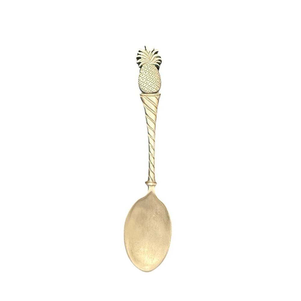 Vintage Pewter Spoon Pineapple Small Spoon Tiny Spoon